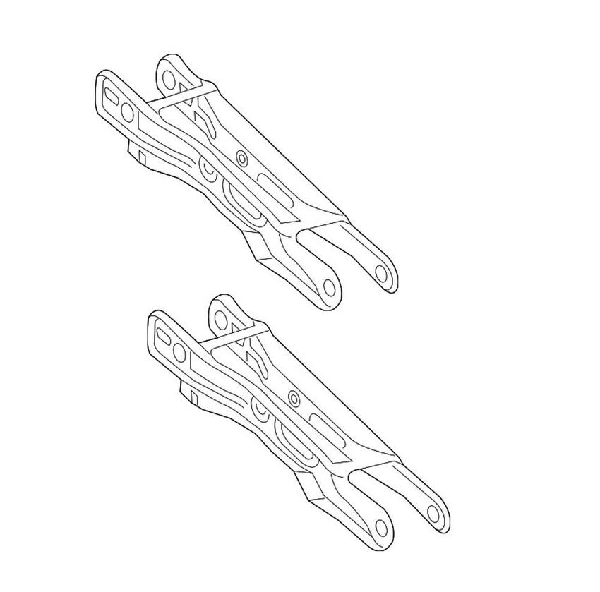 Suspension Control Arm Kit Rear Lower Genuine BMW BM2662349KIT